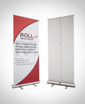 85×200 Cm Rollup Banner Standart Model